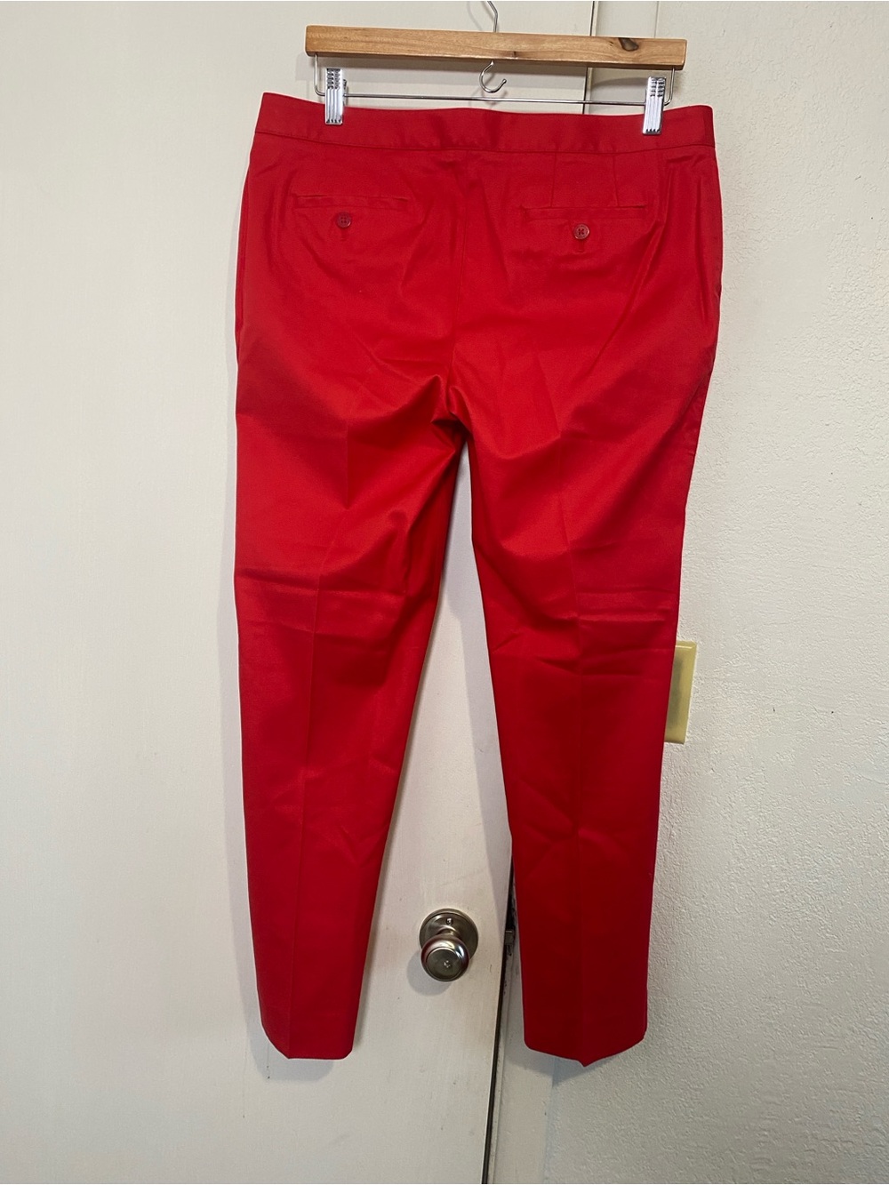 Brooks Brothers Stretch Cotton Advantage Chino Pants Size 10 Red Flattering Fit - Picture 5 of 11